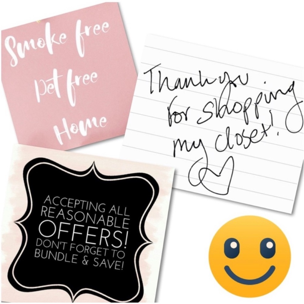 Seller Shop Signs Bundle - Pink and Black Shop Announcements
